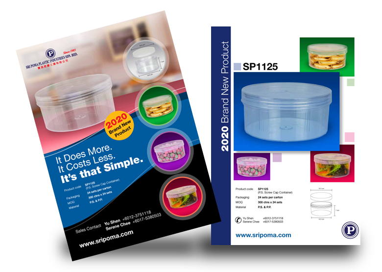 product leaflet design