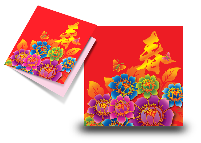 chinese new year greeting card